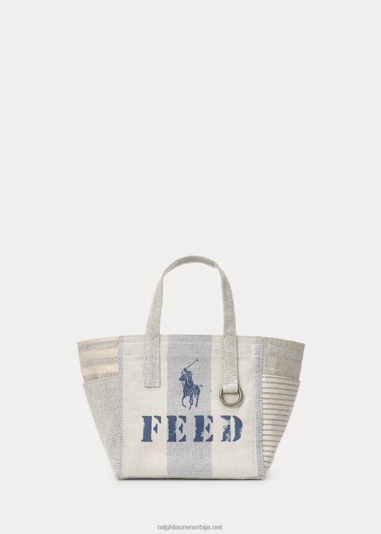 Жене Ralph Lauren поло к феед мини торба V2V445248 плави мулти