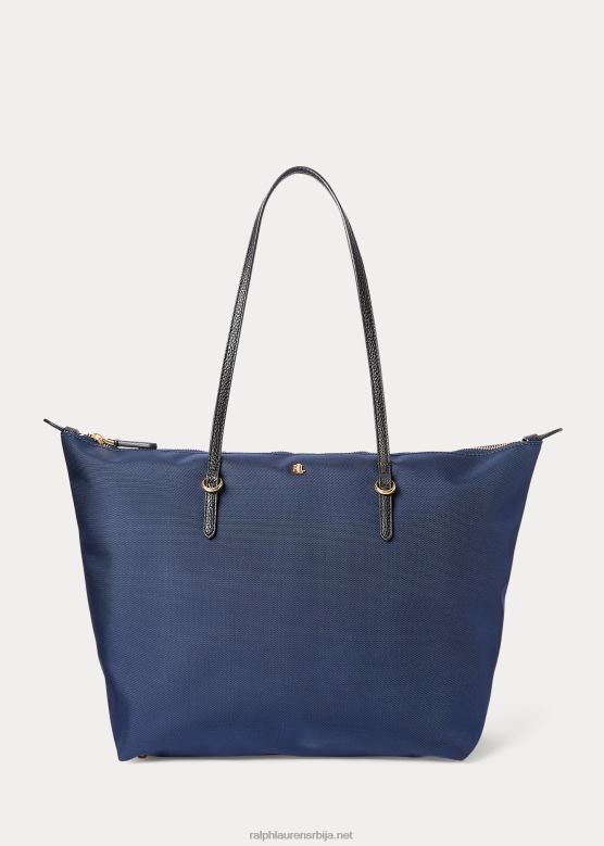 Жене Ralph Lauren средња најлонска кеатон торба V2V445428 морнарица