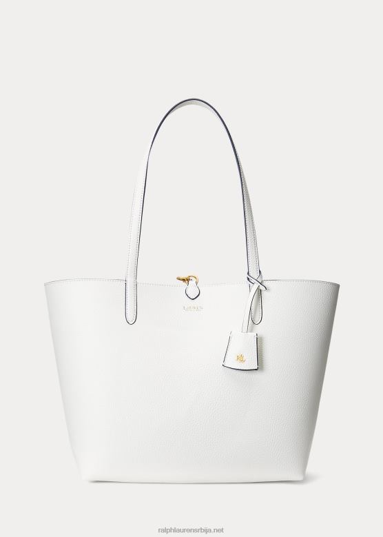 Жене Ralph Lauren Реверзибилна торба са штампом од вештачке коже V2V445431 ванилија / поветарац цветни