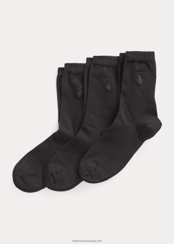 Жене Ralph Lauren чарапе за посаду 3 ком V2V445519 црн