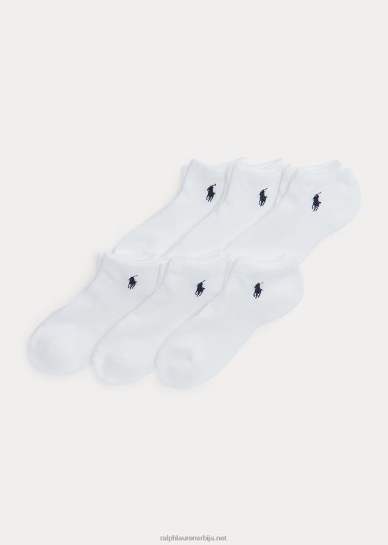 Жене Ralph Lauren мекане чарапе за глежањ 6 ком V2V445500 бео