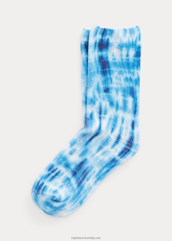 Жене Ralph Lauren чарапе са мотивом кравате V2V445561 бело/плаво