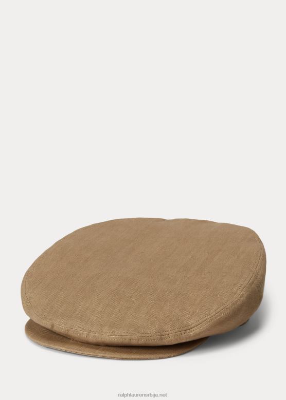 Жене Ralph Lauren металик ланени шешир за новинаре V2V445476 маслина/шампањац