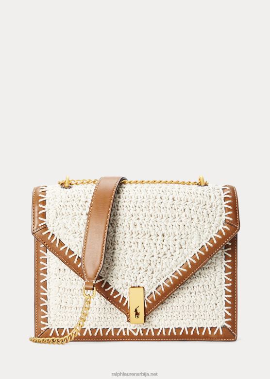 Жене Ralph Lauren поло ид хеклана коверта ланчана торба V2V445168 пергамент крем