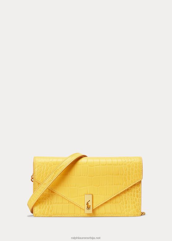 Жене Ralph Lauren новчаник и торба са ланцем поло ид крокодила V2V445174 сенф