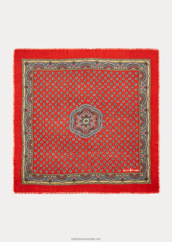 Жене Ralph Lauren шал од вуне и кашмира са мотивом фоулара V2V445562 мулти