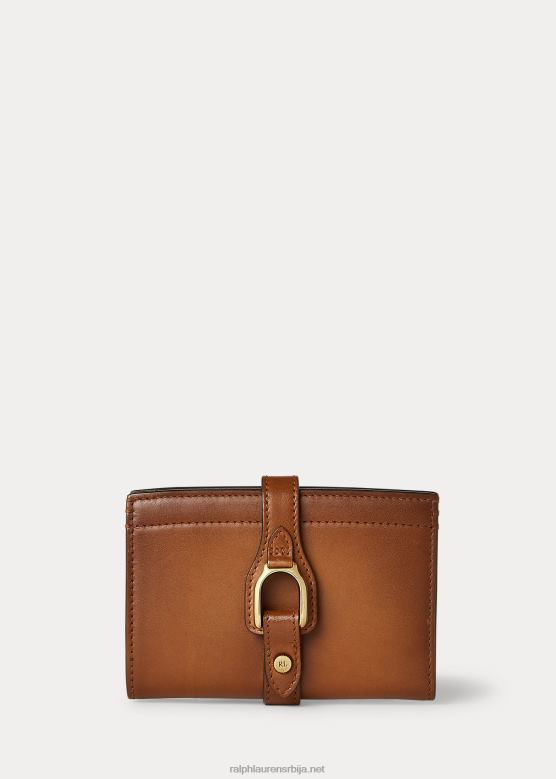 Жене Ralph Lauren брушени велингтон француски новчаник V2V445613 рл злато