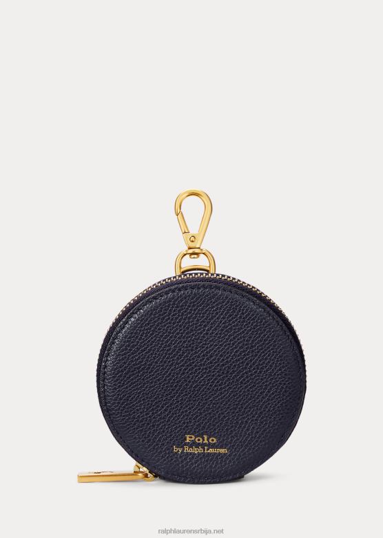 Жене Ralph Lauren поло ид кожна торбица за новчиће V2V449743 поноћна морнарица