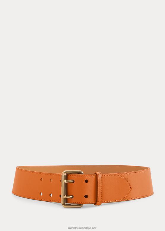Жене Ralph Lauren двокраки појас од телеће коже V2V445590 тан
