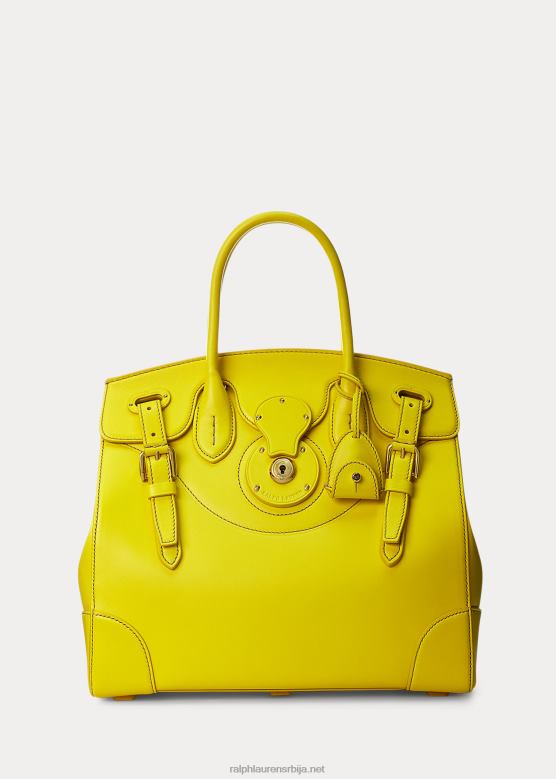 Жене Ralph Lauren мека телећа кожа рицки 33 V2V445310 канаринац жути