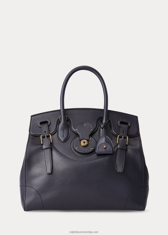 Жене Ralph Lauren светла телећа кожа рицки 33 V2V445319 поморска морнарица