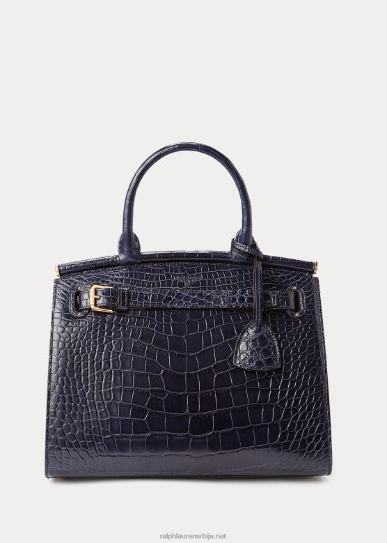 Жене Ralph Lauren алигатор средње рл50 торбица V2V445292 поморска морнарица