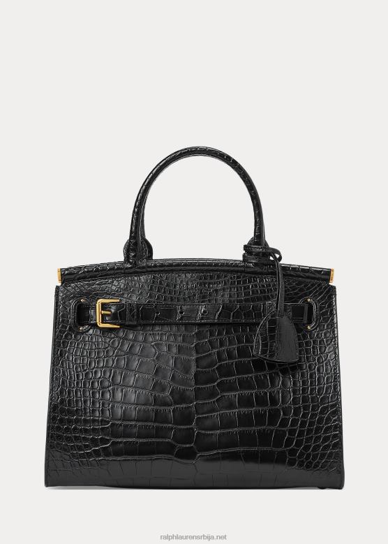 Жене Ralph Lauren алигатор средње рл50 торбица V2V445293 црн