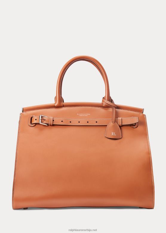 Жене Ralph Lauren велика торба од телеће коже рл50 V2V445301 рл злато