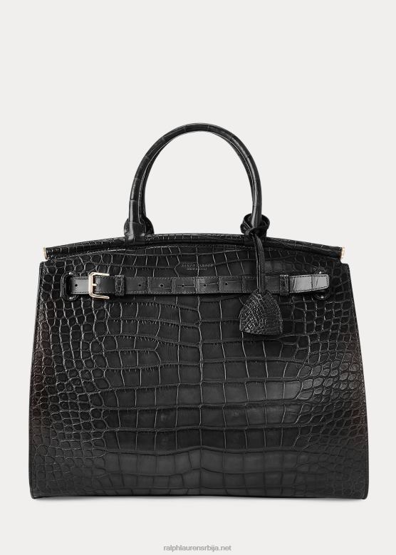Жене Ralph Lauren алигатор велика ташна рл50 V2V445305 црн