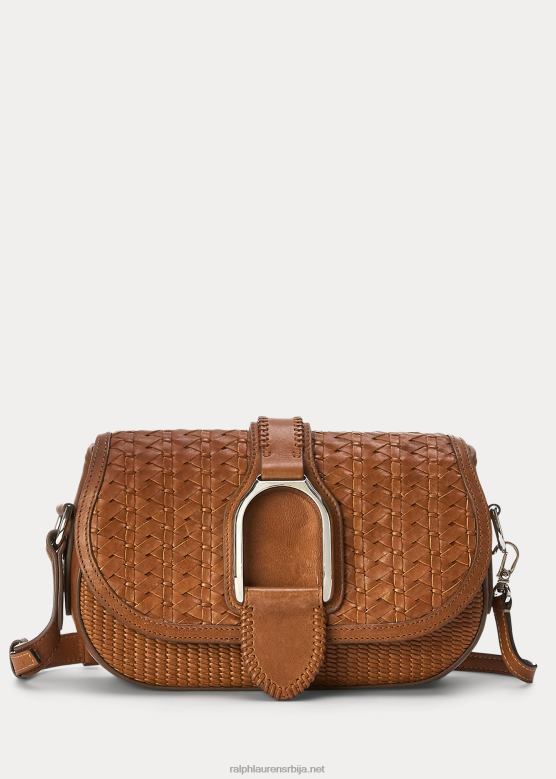 Жене Ralph Lauren ткана велингтон торба од телеће коже V2V445273 тан