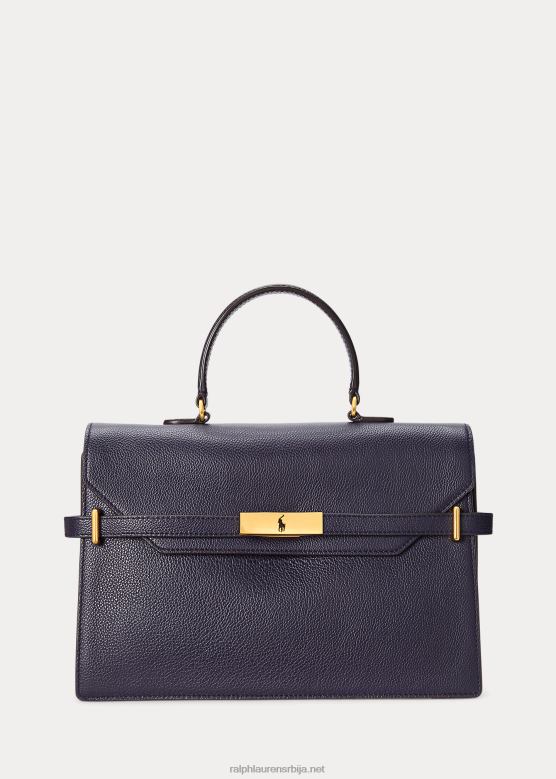 Жене Ralph Lauren поло ид кожна торба V2V445186 поноћна морнарица