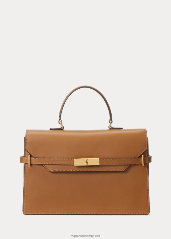 Жене Ralph Lauren поло ид кожна торба V2V445188 тан