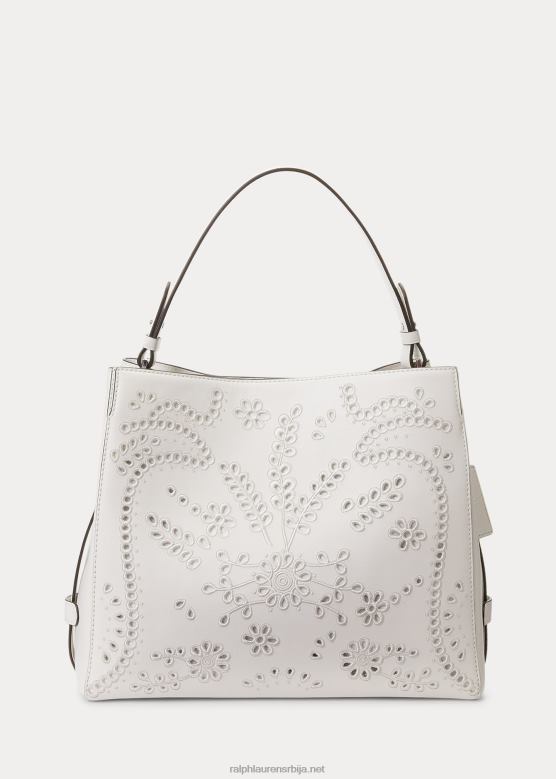 Жене Ralph Lauren кожна торба са ушицама средње величине од пејтона V2V445408