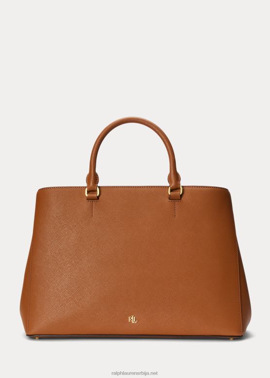 Жене Ralph Lauren велика кожна торба од хане V2V445411 тан