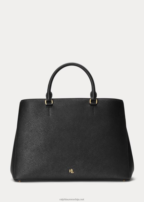 Жене Ralph Lauren велика кожна торба од хане V2V445412 црн