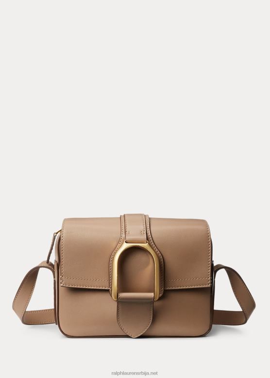 Жене Ralph Lauren велингтон торба преко тела од телеће коже V2V445258 таупе