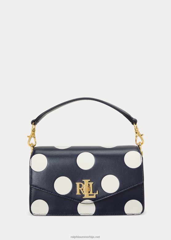 Жене Ralph Lauren мала таилер торба на точкице V2V445334 префињена морнарска/ванилија