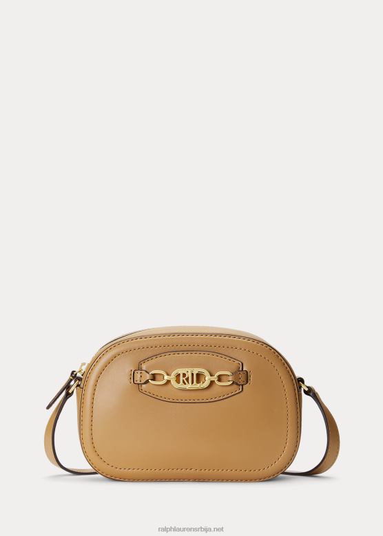 Жене Ralph Lauren кожна торба средње величине јординн V2V445385 Камила