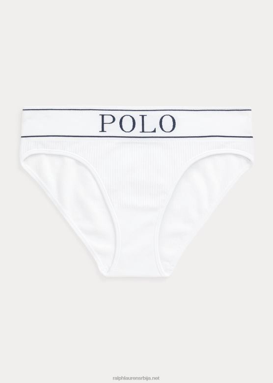 Жене Ralph Lauren лого бешавни модеран гаћица V2V443369 Бели облак