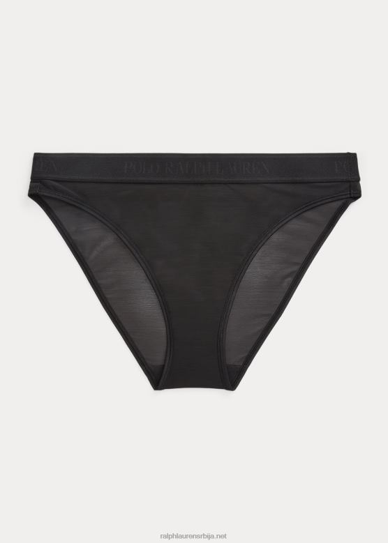 Жене Ralph Lauren мрежасти бикини гаћица ниског раста V2V443373 оникс