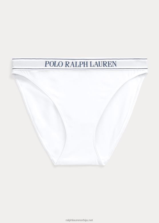 Жене Ralph Lauren бикини гаћица с понављањем логотипа V2V443378 Бели облак