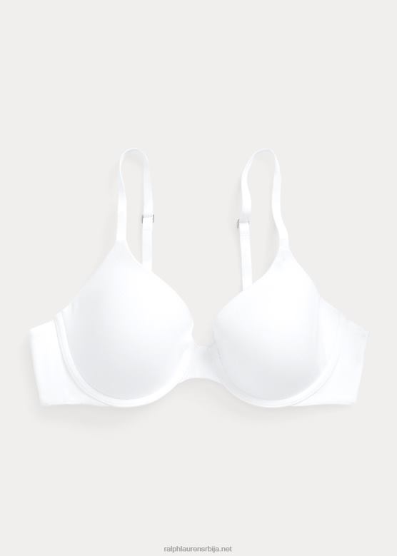 Жене Ralph Lauren Мајица грудњак од растегљиве мешавине памука V2V443379 Бели облак