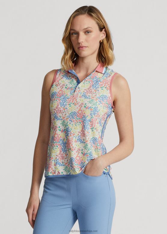 Жене Ralph Lauren кројена поло мајица без рукава V2V443739 кеи вест петалс
