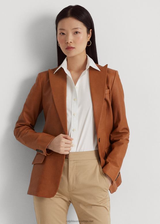 Жене Ralph Lauren блејзер од јагњеће коже V2V443820 цуоио