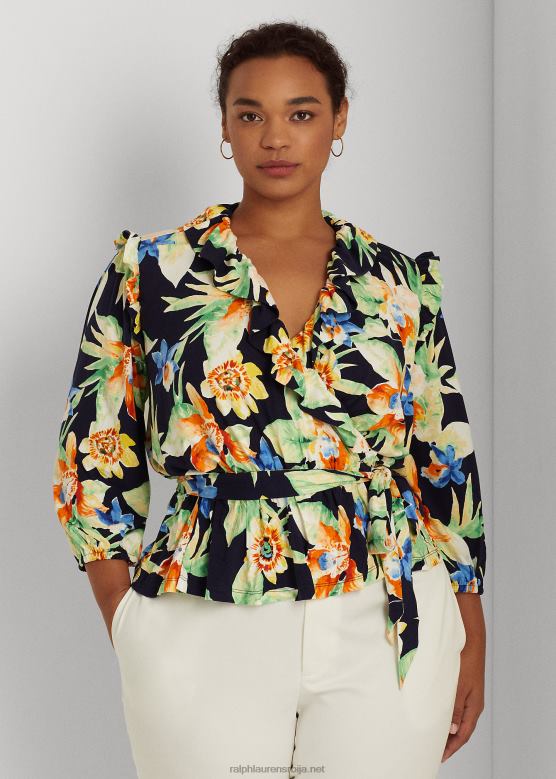 Жене Ralph Lauren цветни дрес са ременом од пеплума V2V444791 морнарица мулти