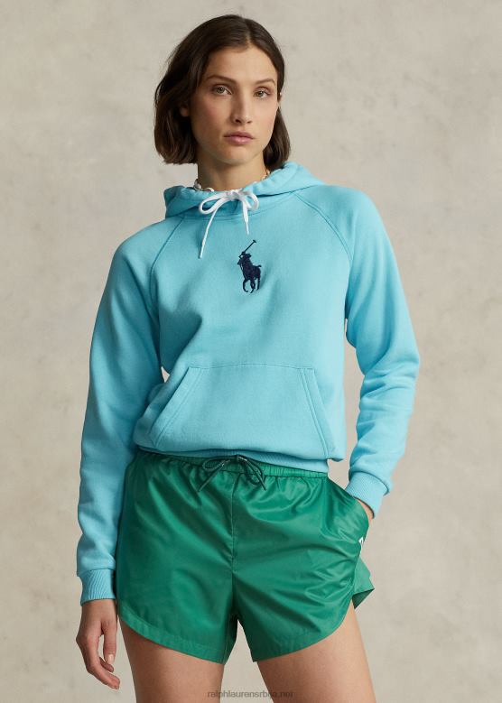 Жене Ralph Lauren дуксерица од великог понија флиса V2V443117 француски тиркиз