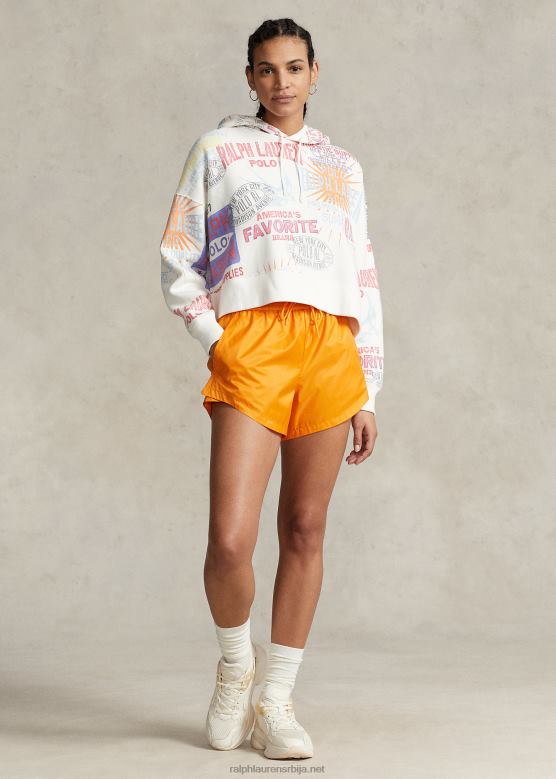 Жене Ralph Lauren оверсизе флис дуксерица са логом V2V443213 невис