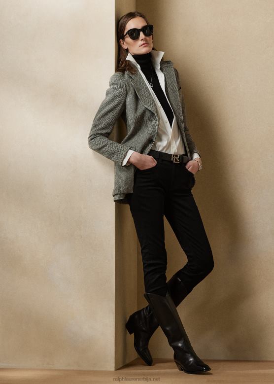 Жене Ralph Lauren 105 цигарета јеанс V2V443585 хрскава црна