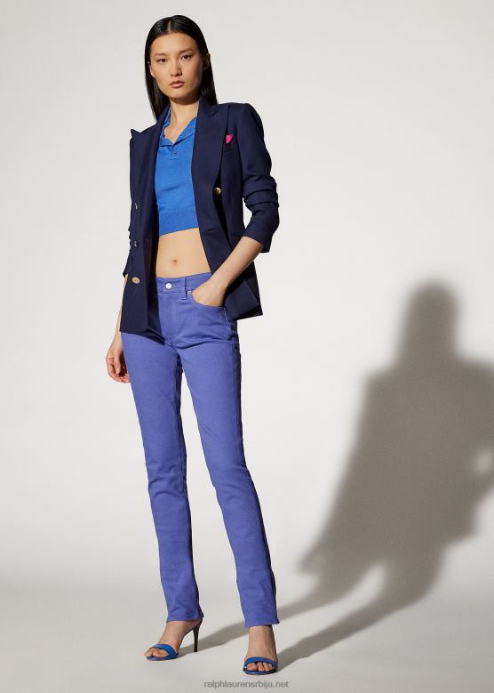 Жене Ralph Lauren 160 слим тексас џинс V2V443494 средње плава