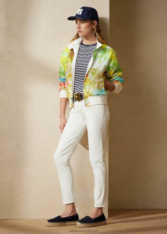 Жене Ralph Lauren 750 равне фармерке V2V449321 Бисерно бела боја