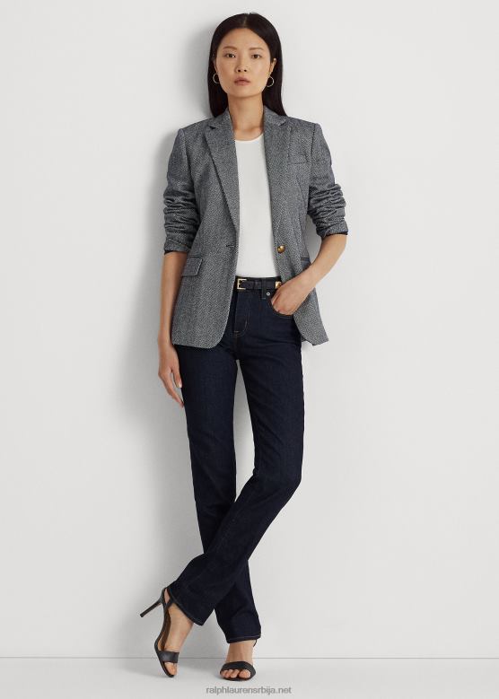 Жене Ralph Lauren равне фармерке средње висине V2V444257 тамно испирање деним