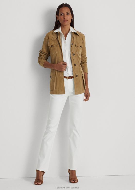 Жене Ralph Lauren равне фармерке средње висине V2V444263 бео