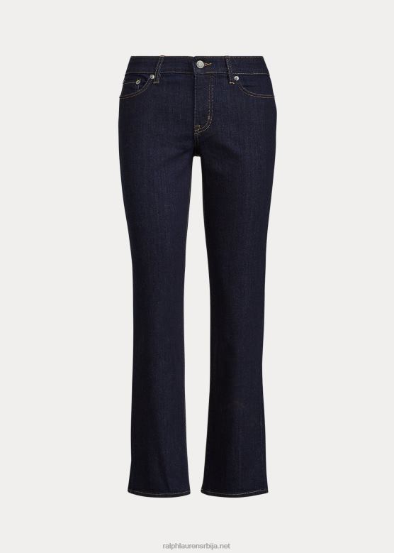 Жене Ralph Lauren равне фармерке ниског раста V2V444276 тамно испирање