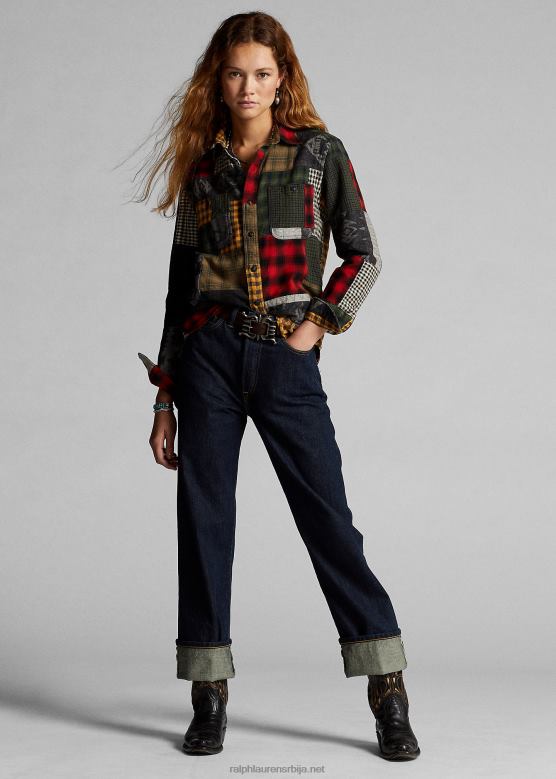 Жене Ralph Lauren хигх бои фит џинс V2V449146 исперите