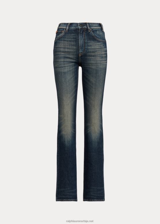 Жене Ralph Lauren каида опуштени боотцут јеан V2V449376 телурид индиго