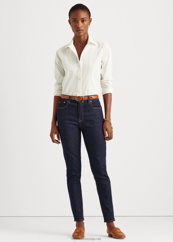 Жене Ralph Lauren уске фармерке са високим растом V2V449594 испирати прање