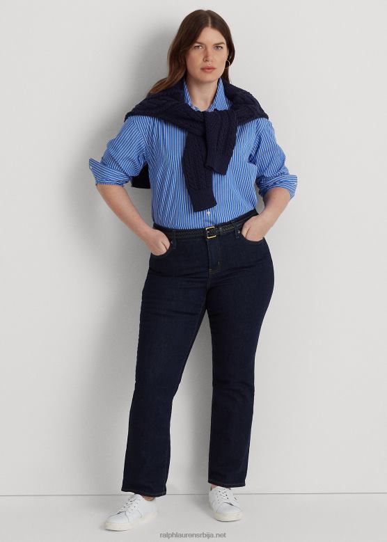 Жене Ralph Lauren равне фармерке средње висине V2V449595 тамно испирање