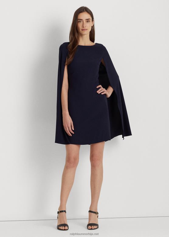 Жене Ralph Lauren коктел хаљина рт георгетте V2V443791 светионик морнарице