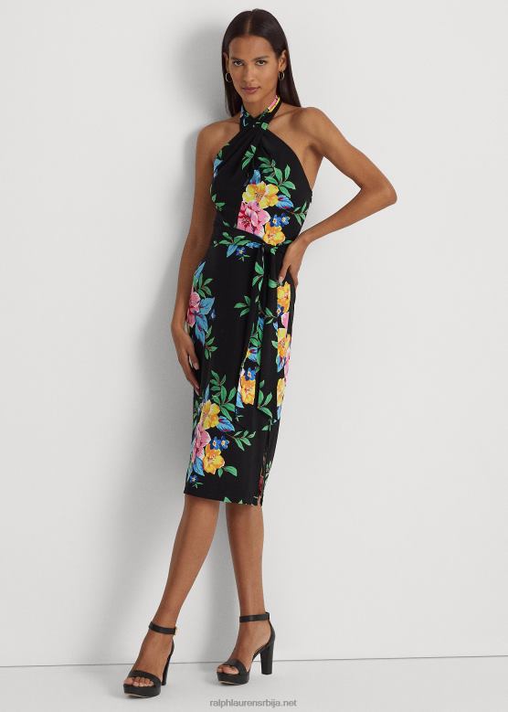 Жене Ralph Lauren хаљина са цветним дресом V2V443894 црни мулти