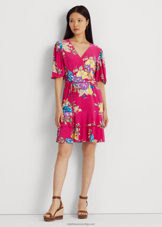 Жене Ralph Lauren растезљива хаљина од цвећа V2V443931 розе мулти